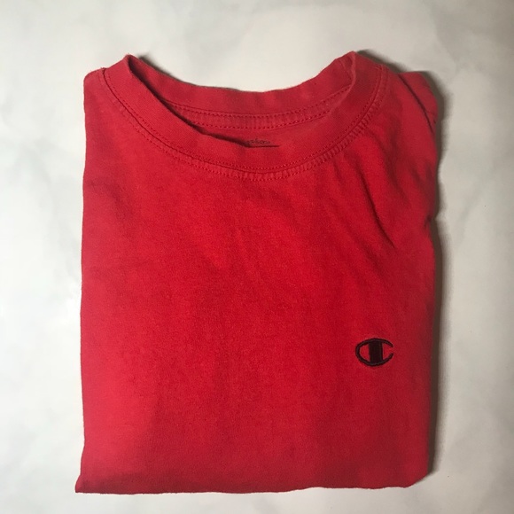 champion black and red shirt